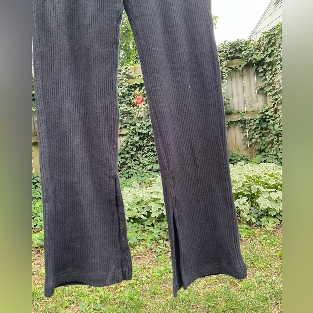 Electric & Rose Ribbed Split Leg Rayon Pant - Picture 5 of 7